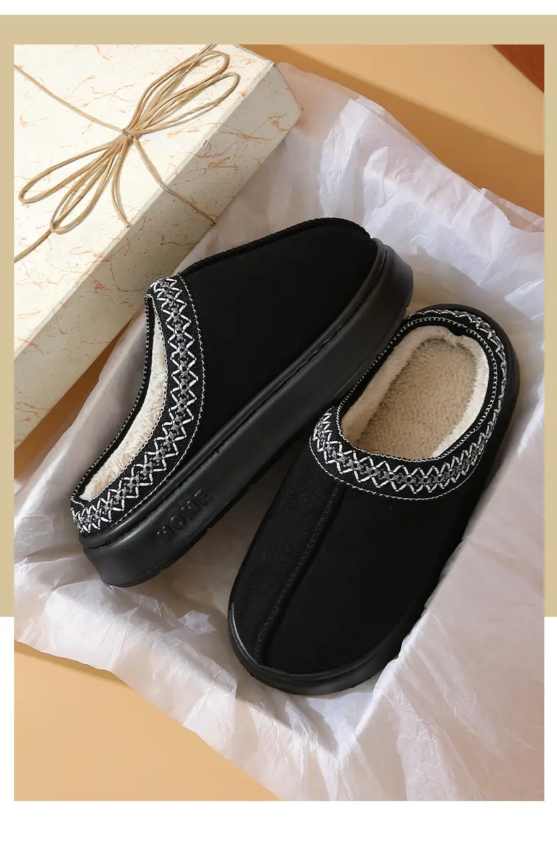 2025 Winter Cotton Slippers Thick Soled Warm Couples — feature 13