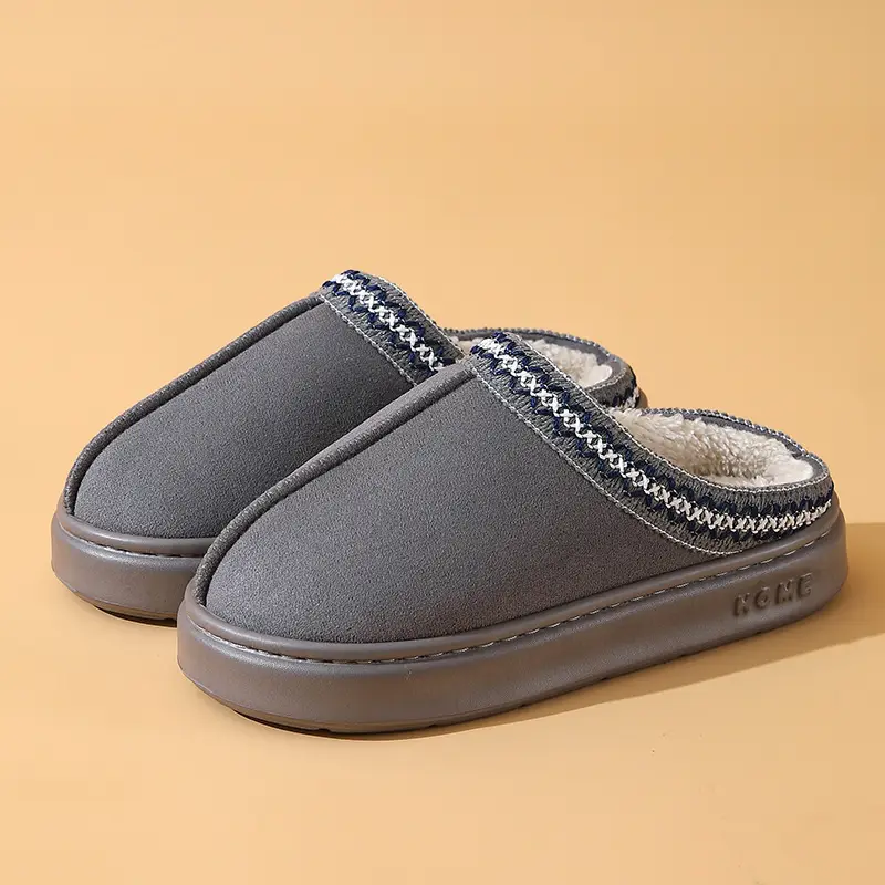2025 Winter Cotton Slippers Thick Soled Warm Couples