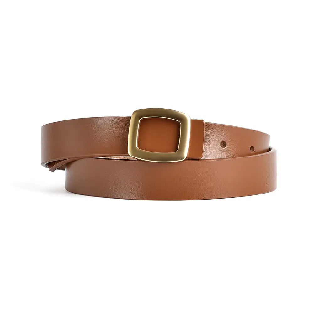 Brown Genuine Leather Belt for Women - Image 8