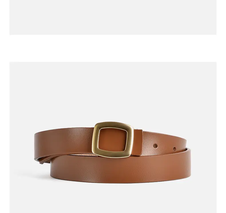 Brown Genuine Leather Belt for Women — feature 10