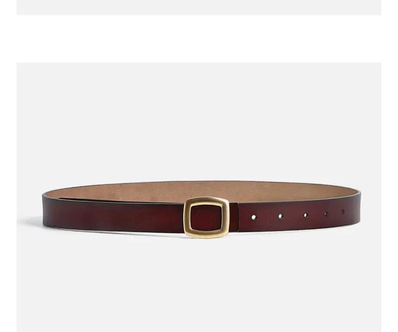 Brown Genuine Leather Belt for Women — feature 11
