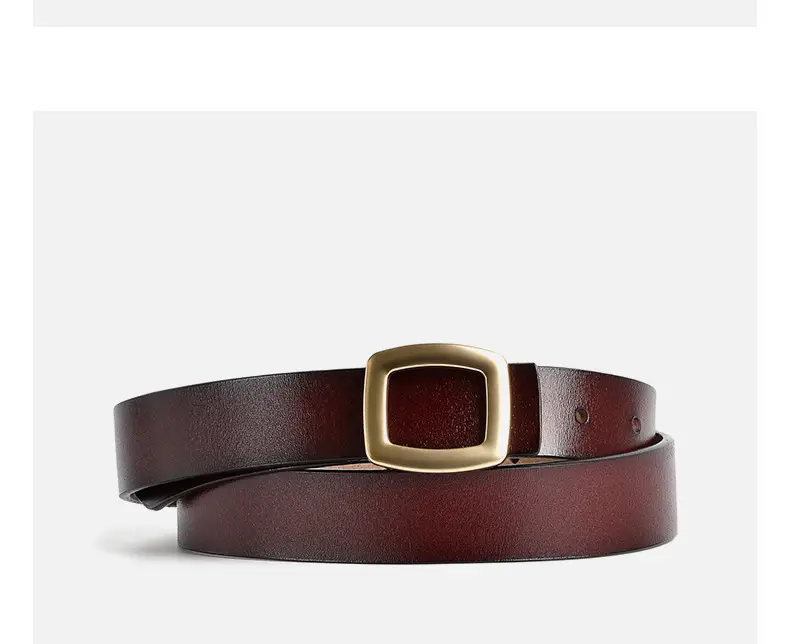 Brown Genuine Leather Belt for Women — feature 12