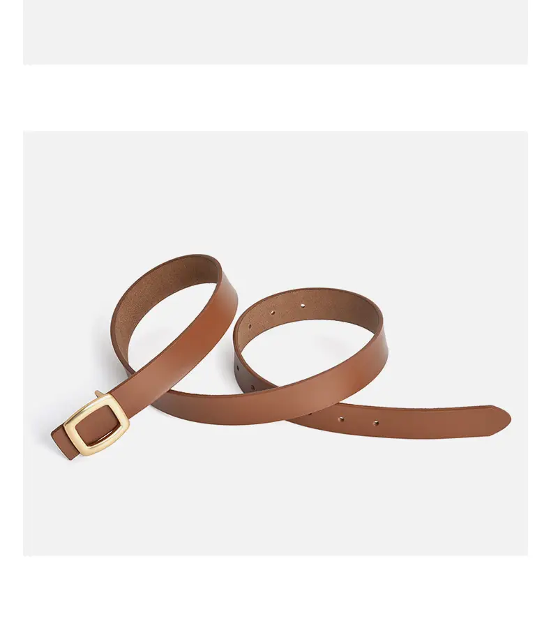 Brown Genuine Leather Belt for Women — feature 14