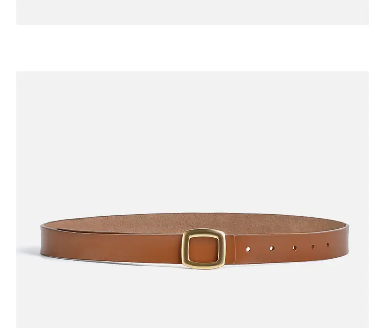 Brown Genuine Leather Belt for Women — feature 9