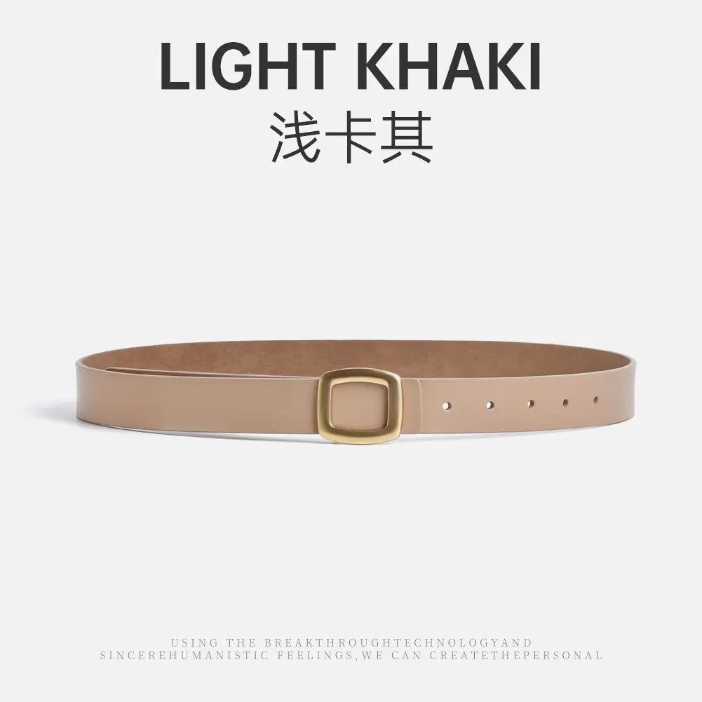 Brown Genuine Leather Belt for Women - Image 4