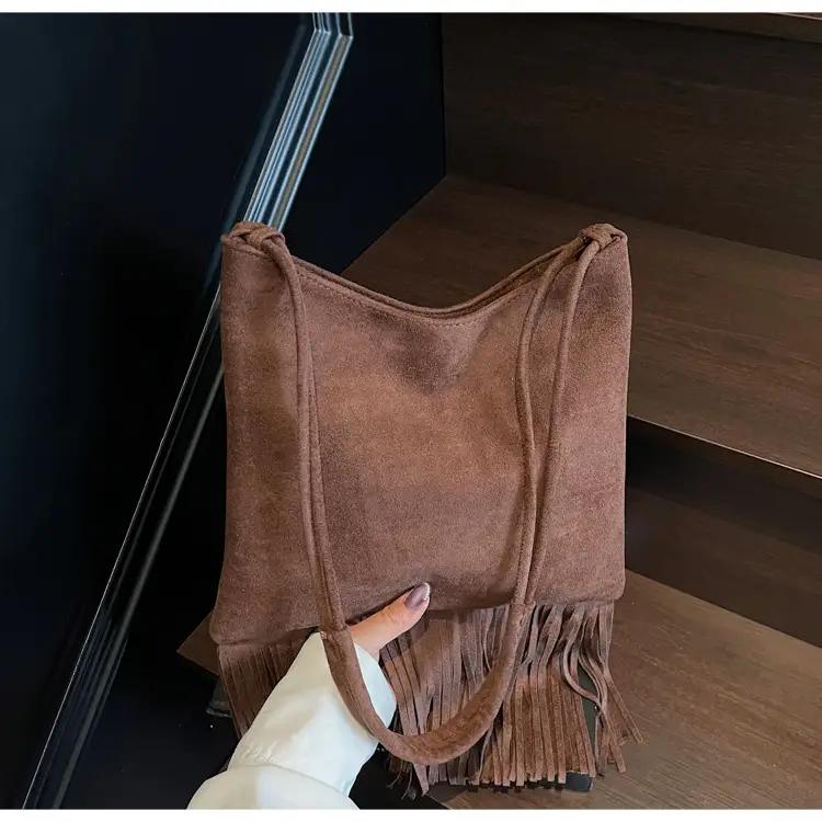 Brown Tassel Shoulder Bag for Women 2025 — feature 10