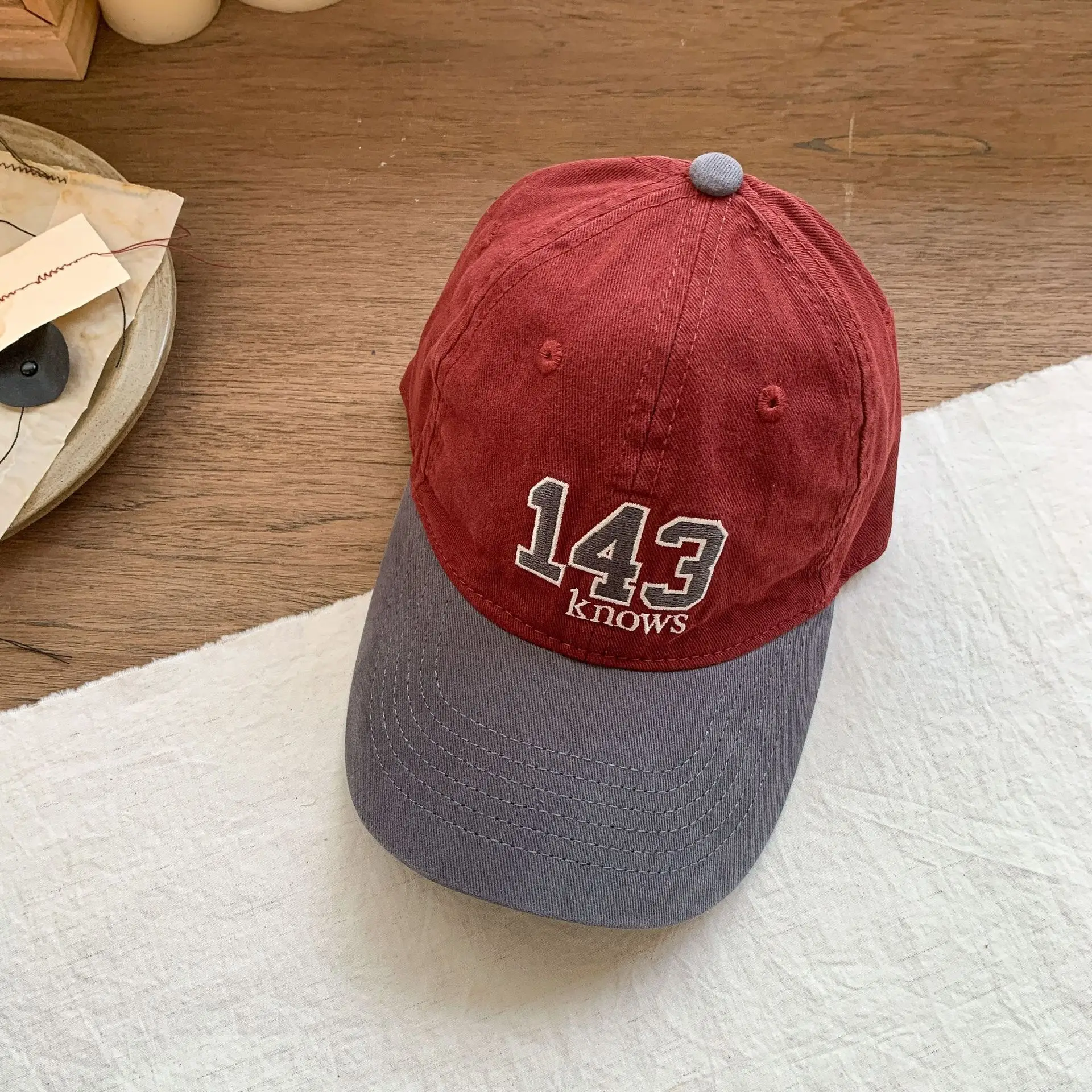 Pink 143 Known Baseball Cap for Girls — feature 14