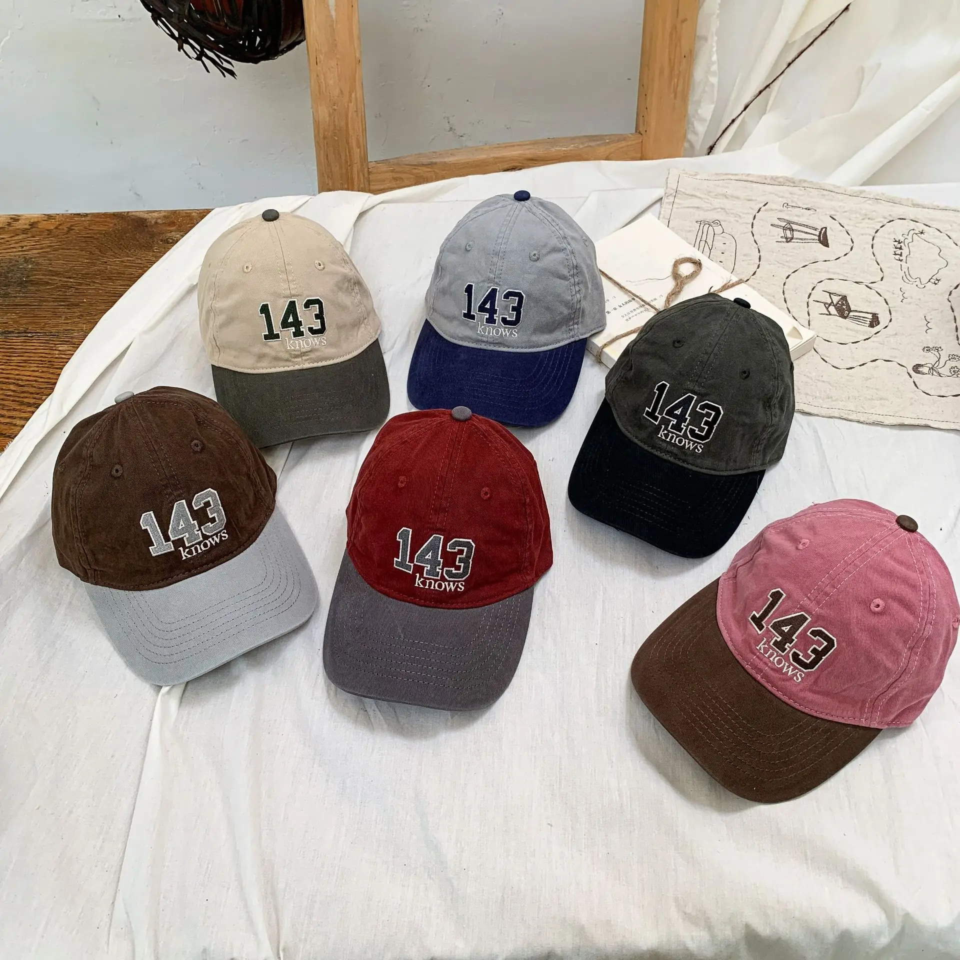 Pink 143 Known Baseball Cap for Girls — feature 5