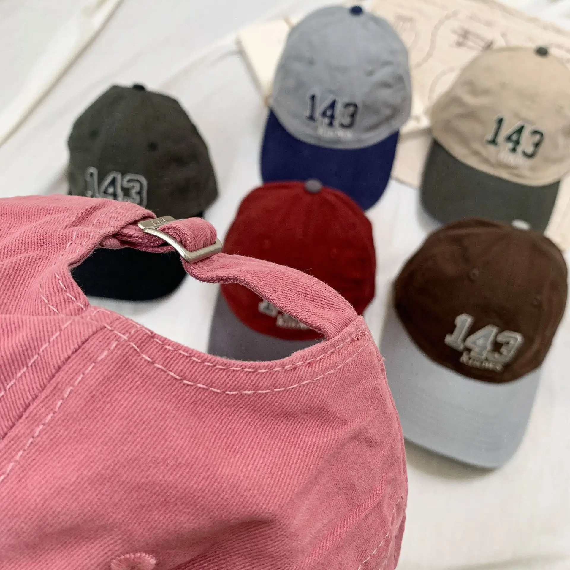 Pink 143 Known Baseball Cap for Girls — feature 6