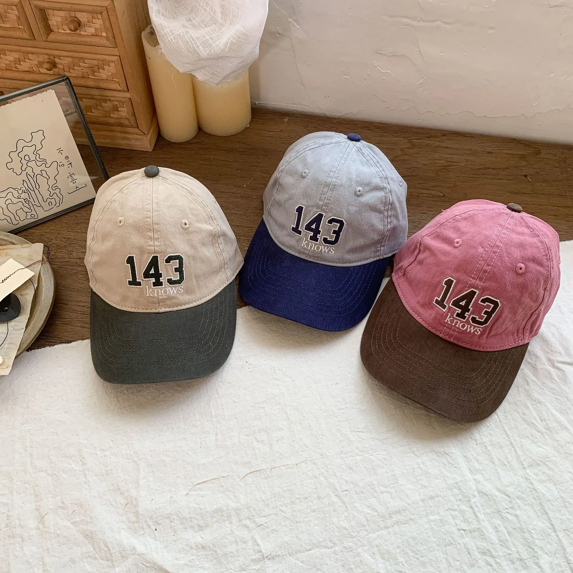 Pink 143 Known Baseball Cap for Girls — feature 9