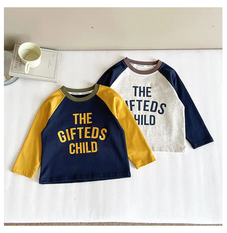 Nausicaa Raglan Sleeve T-Shirt for Boys Blue Yellow — feature 17