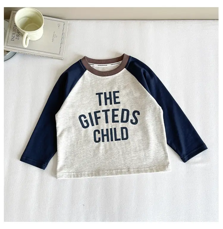 Nausicaa Raglan Sleeve T-Shirt for Boys Blue Yellow — feature 18