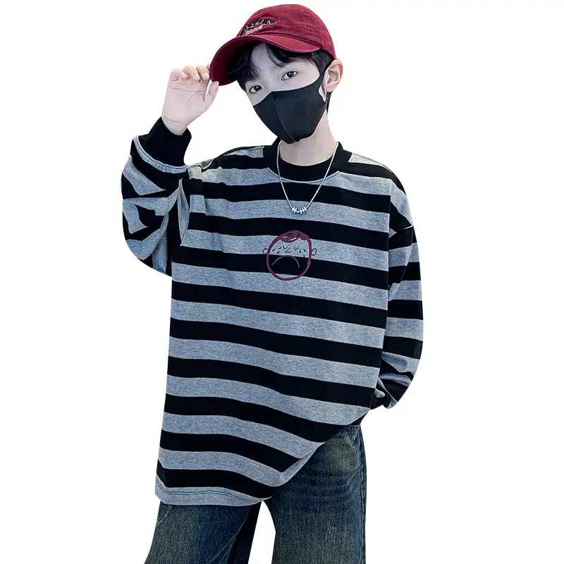 Men's White Long Sleeve T-Shirt with Graphic Print - Image 8