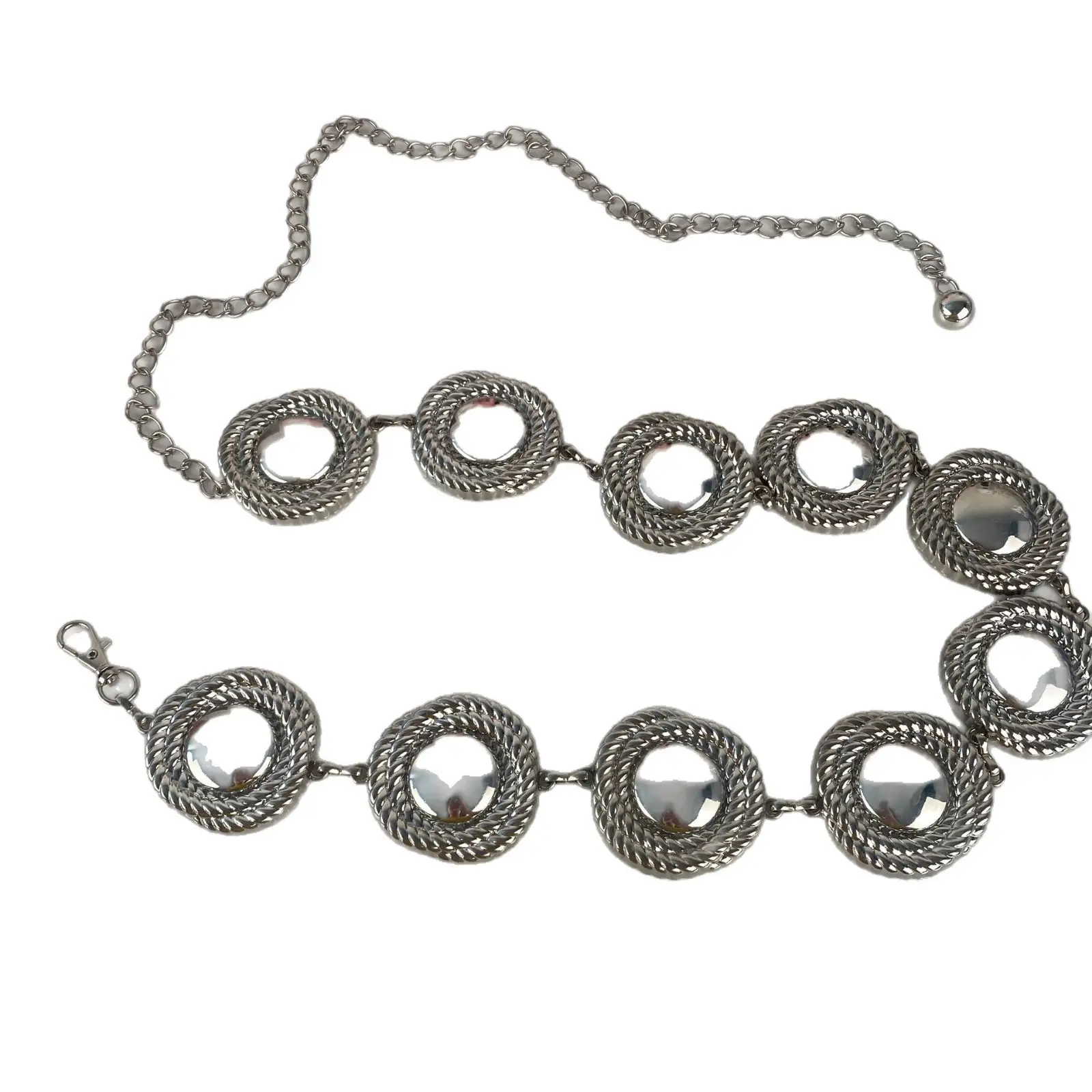 European American Retro Women's Waist Chain Metal Round Decorative Belt - Image 6