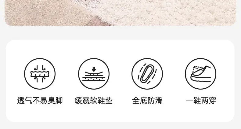 2025 New Postpartum Shoes for Autumn, Non-Slip, Silent, Thick-Soled Indoor Home Slippers with Covered Heel for Pregnant Women, Women's Style — feature 2
