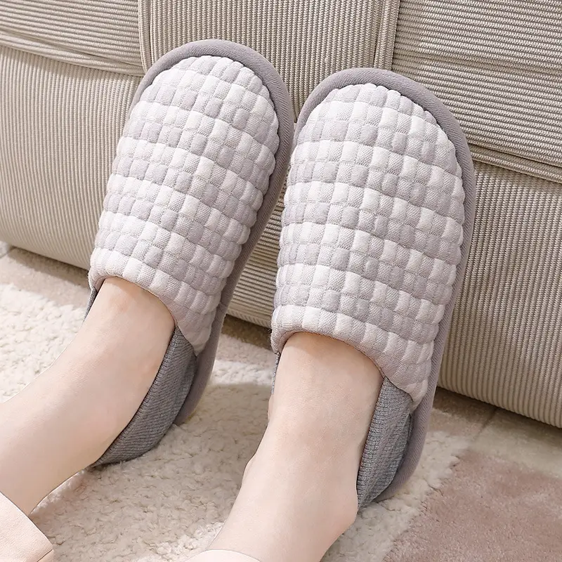 2025 New Postpartum Shoes for Autumn, Non-Slip, Silent, Thick-Soled Indoor Home Slippers with Covered Heel for Pregnant Women, Women's Style - Image 2