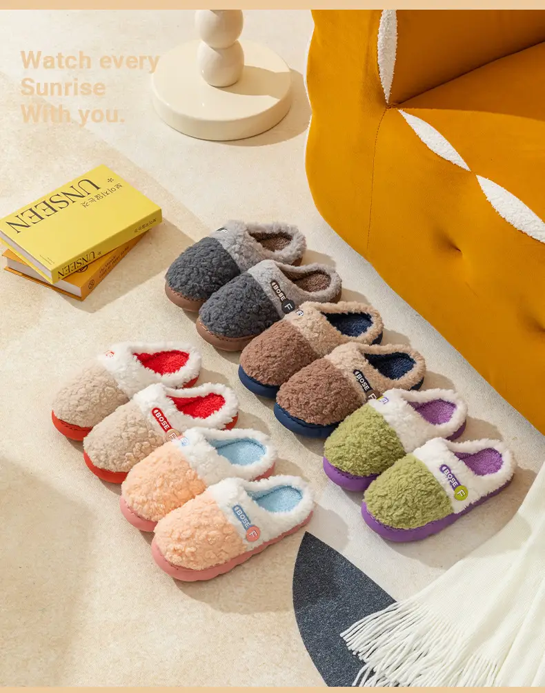 Women Cotton Slippers Warm Indoor Winter Wear — feature 11