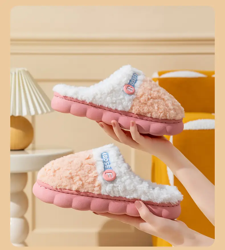 Women Cotton Slippers Warm Indoor Winter Wear — feature 20