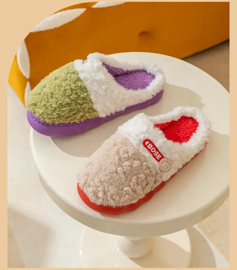 Women Cotton Slippers Warm Indoor Winter Wear — feature 22