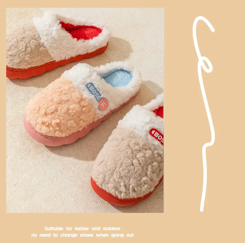 Women Cotton Slippers Warm Indoor Winter Wear — feature 23