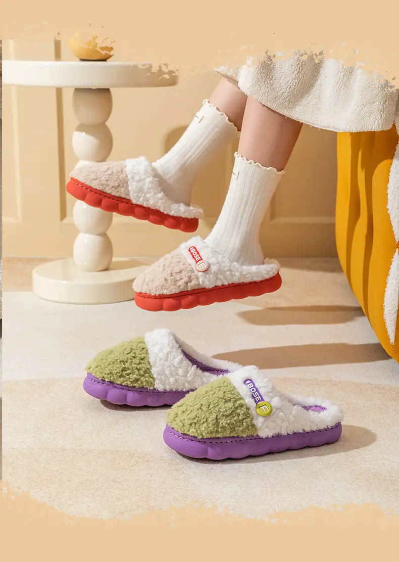 Women Cotton Slippers Warm Indoor Winter Wear — feature 3