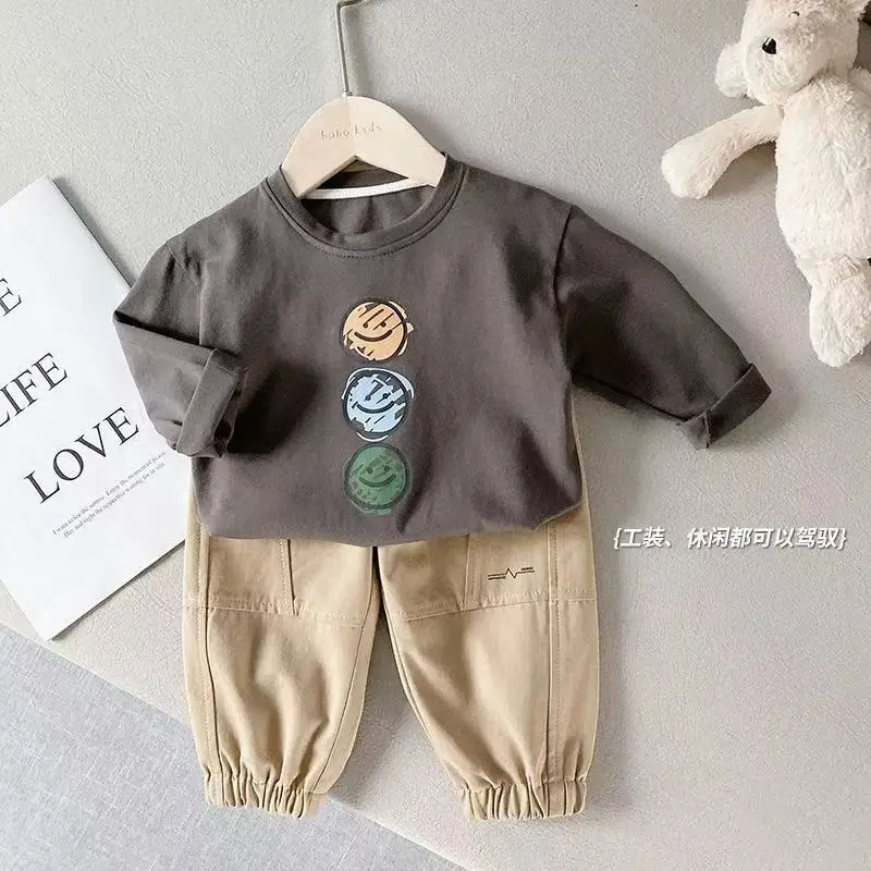 Kids Long Sleeve T-Shirts Pure Cotton Korean Style — feature 4