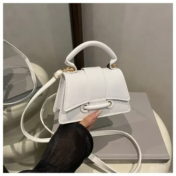 White Mini Crossbody Bag for Women 2025 - Image 2