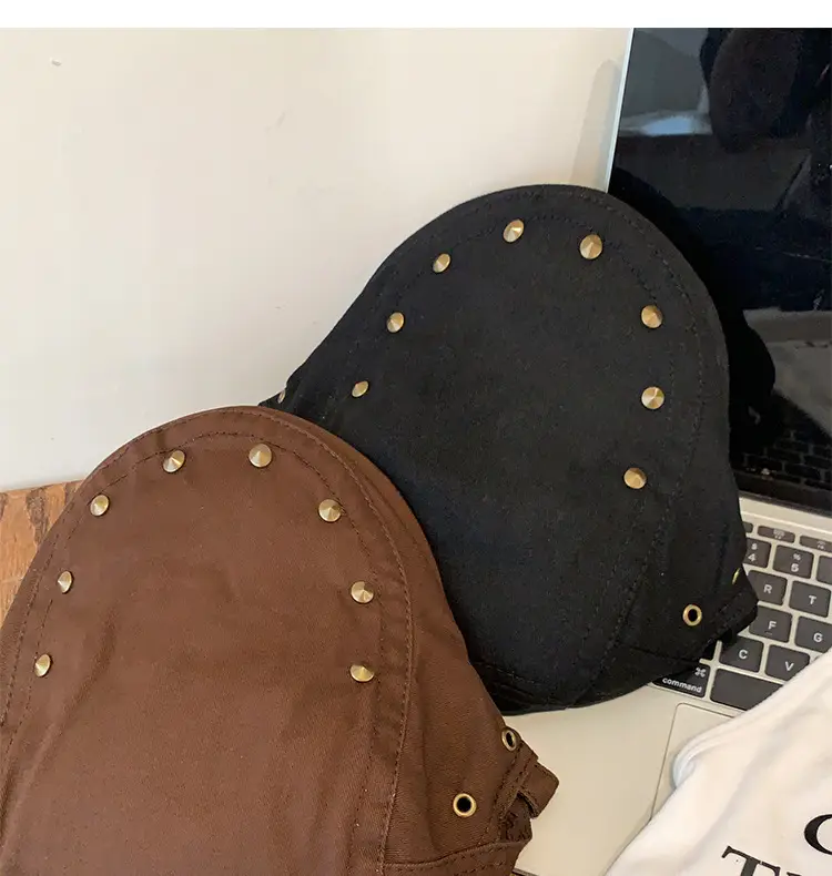 Korean Style Studded Cap for Women Spring Summer Sunshade — feature 10