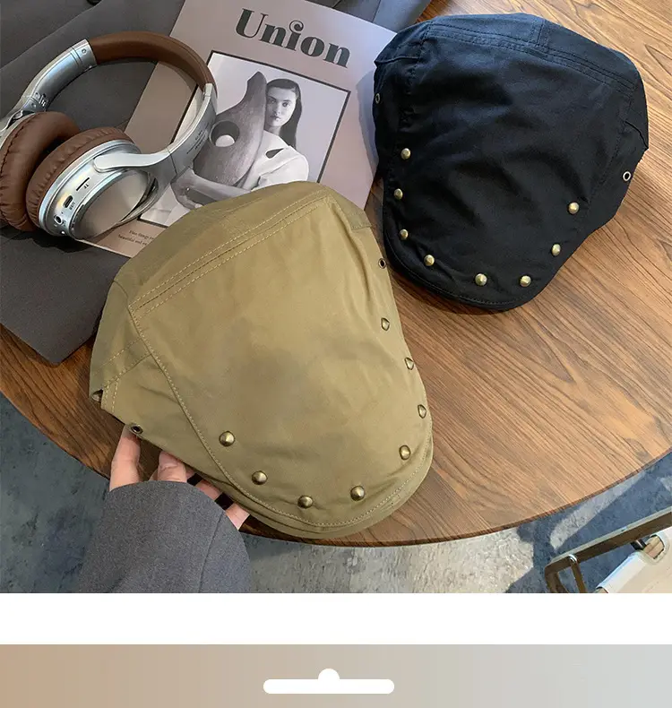 Korean Style Studded Cap for Women Spring Summer Sunshade — feature 3