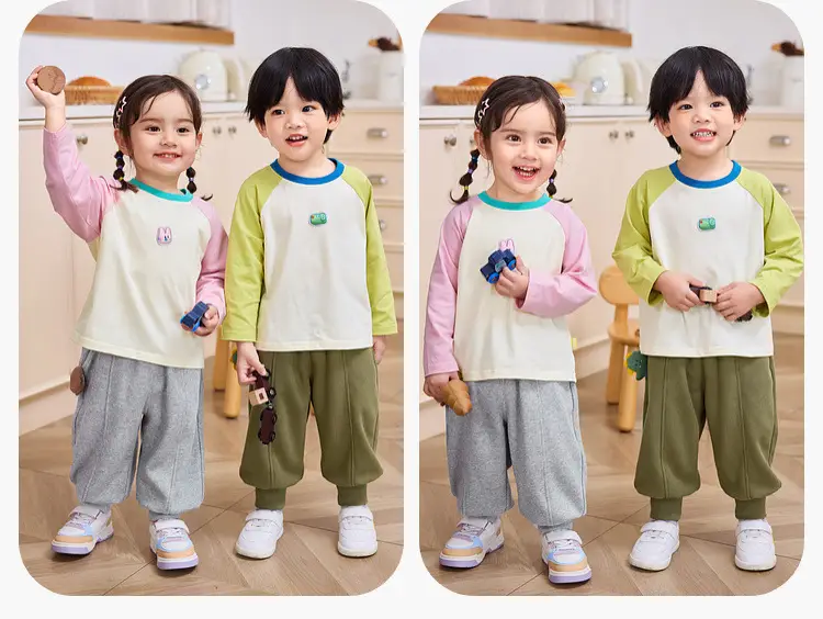 Baby Blue Denim Button Shirt with Hat & Pants — feature 34