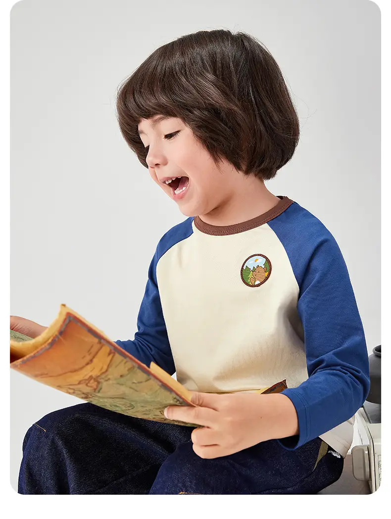 Antibacterial Boys Long Sleeve T-Shirt Spring 2026 — feature 22