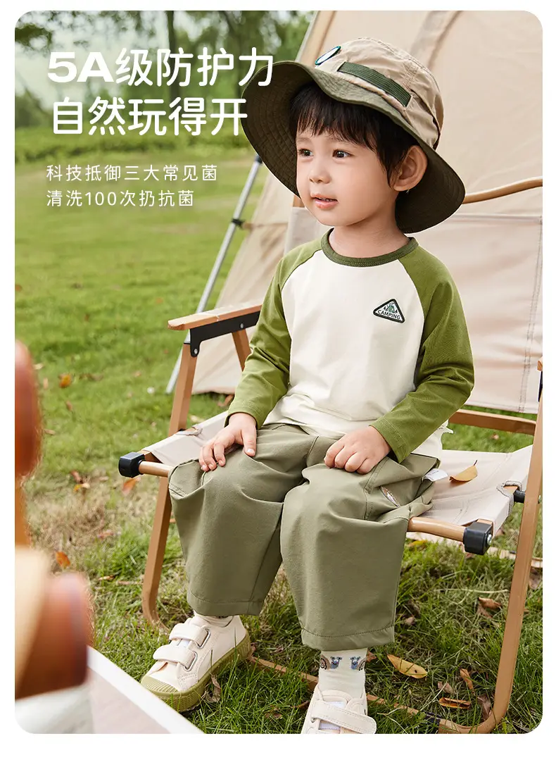 Antibacterial Boys Long Sleeve T-Shirt Spring 2026 — feature 4