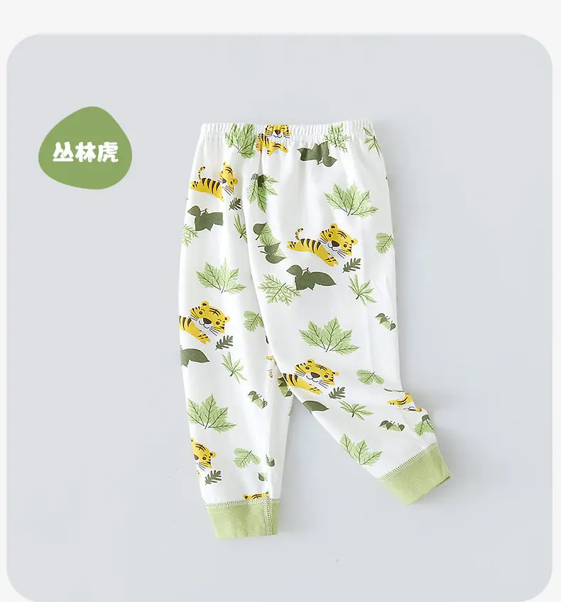 Infant Long Pants Baby Seamless Class a Pure Cotton Autumn Pants Children's Home Spring Autumn Winter Home Base Sleep Pants Leggings — feature 26