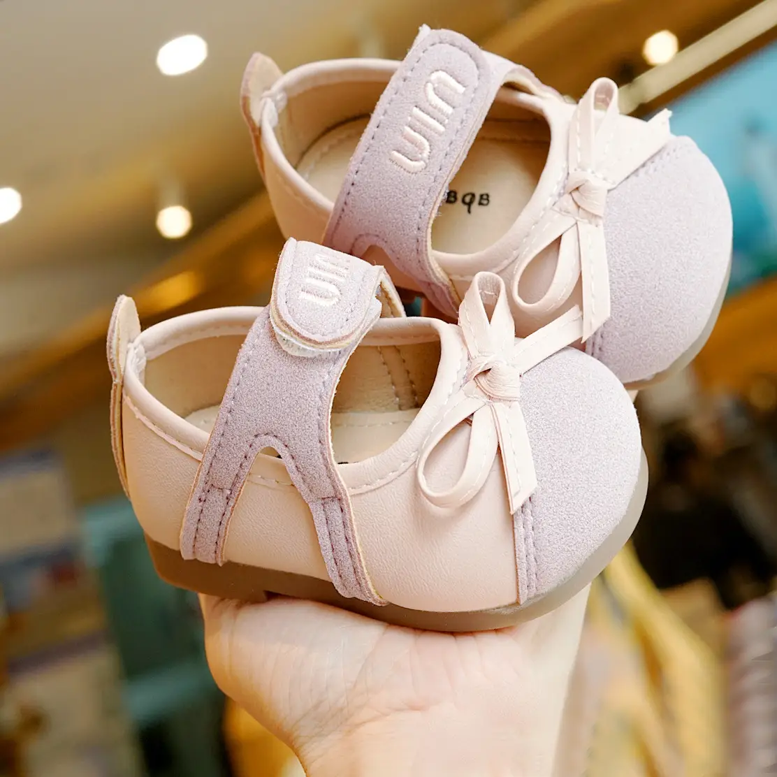 Baby Girls Soft Sole Shoes for 1-2 Years Old