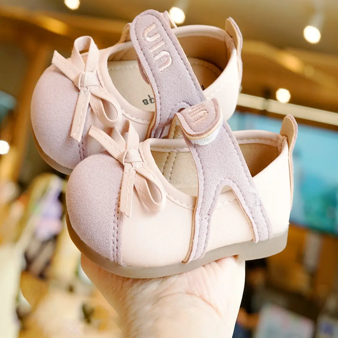 Baby Girls Soft Sole Shoes for 1-2 Years Old