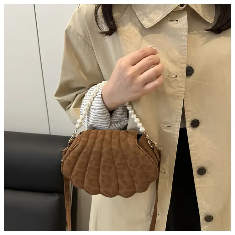 Women's Pearl Embellished Shoulder Bag 2025 Autumn — feature 12