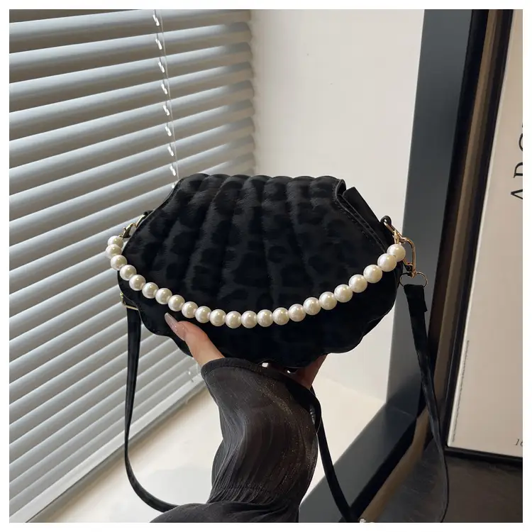 Women's Pearl Embellished Shoulder Bag 2025 Autumn — feature 21