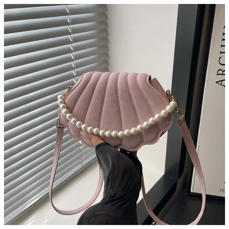 Women's Pearl Embellished Shoulder Bag 2025 Autumn — feature 22