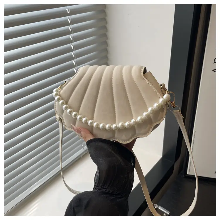 Women's Pearl Embellished Shoulder Bag 2025 Autumn — feature 23