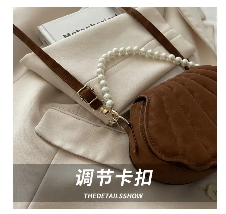 Women's Pearl Embellished Shoulder Bag 2025 Autumn — feature 3