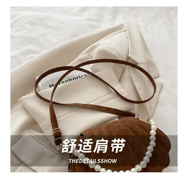 Women's Pearl Embellished Shoulder Bag 2025 Autumn — feature 4