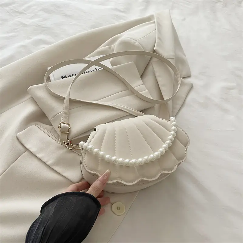 Women's Pearl Embellished Shoulder Bag 2025 Autumn - Image 2