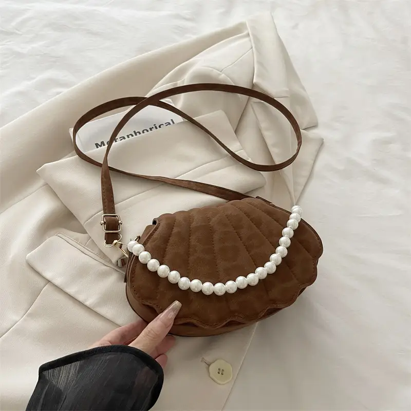 Women's Pearl Embellished Shoulder Bag 2025 Autumn - Image 3