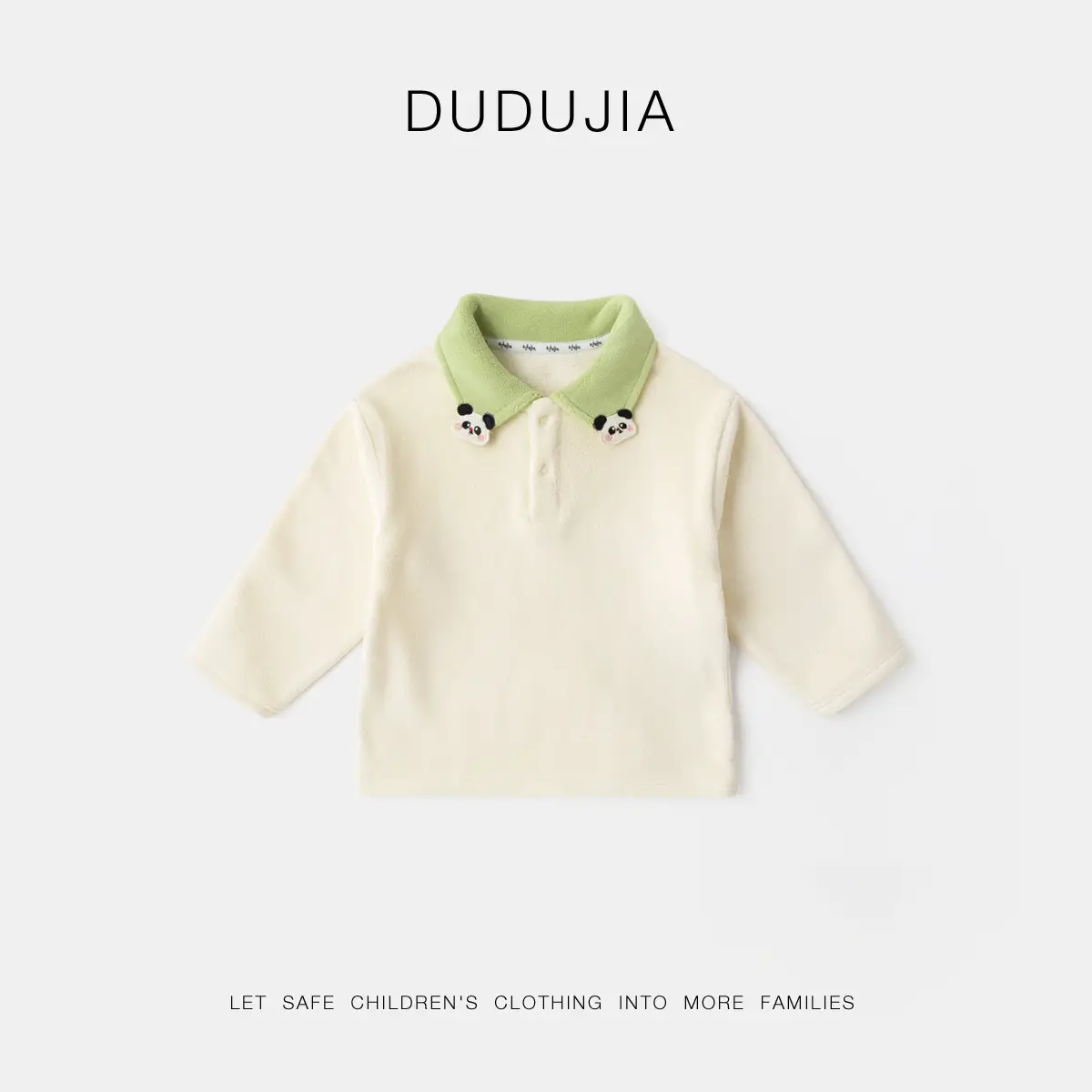 Dudu's Spring Baby Polo Shirt Yellow Long Sleeve - Image 7