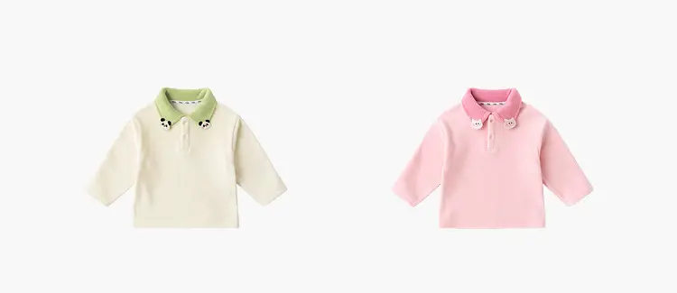 Dudu's Spring Baby Polo Shirt Yellow Long Sleeve — feature 10