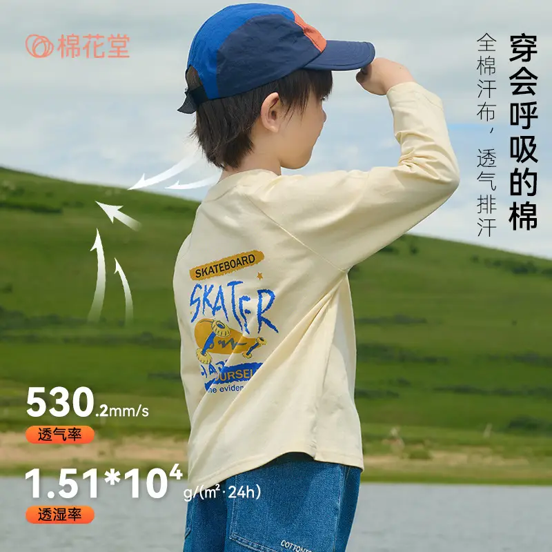 100% Cotton Long Sleeve Kids T-Shirt Boys Girls - Image 4