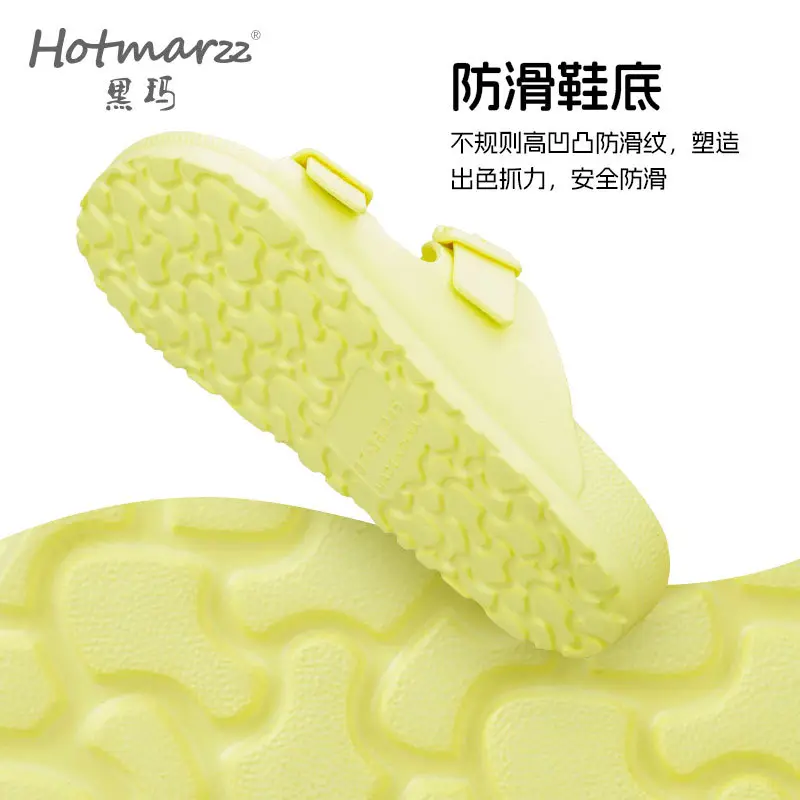 Hotmarzz Blackma Slippers Women's Summer Outer Wear Arch New Sandals Flats Non-Slip Soft Bottom Beach Sandals - Image 7