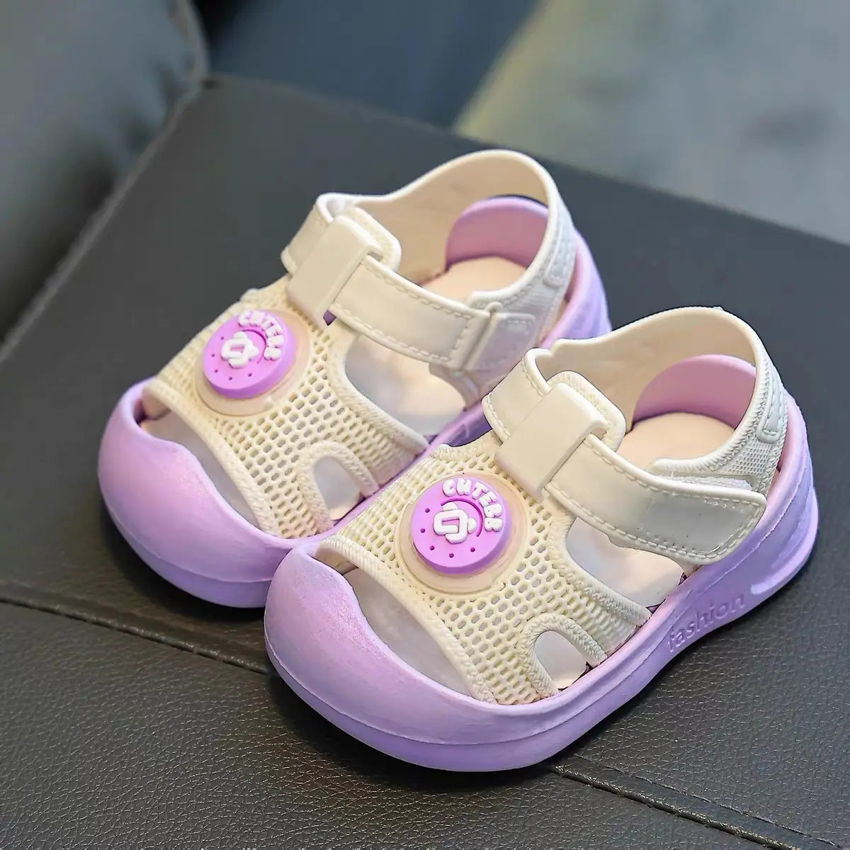 Baby Sandals Non-Slip Summer Closed-Toe Breathable