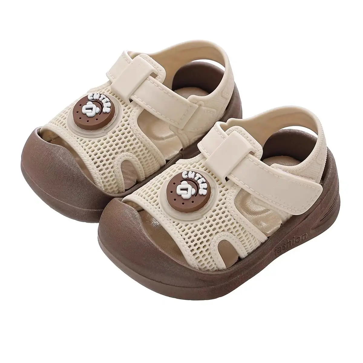 Baby Sandals Non-Slip Summer Closed-Toe Breathable
