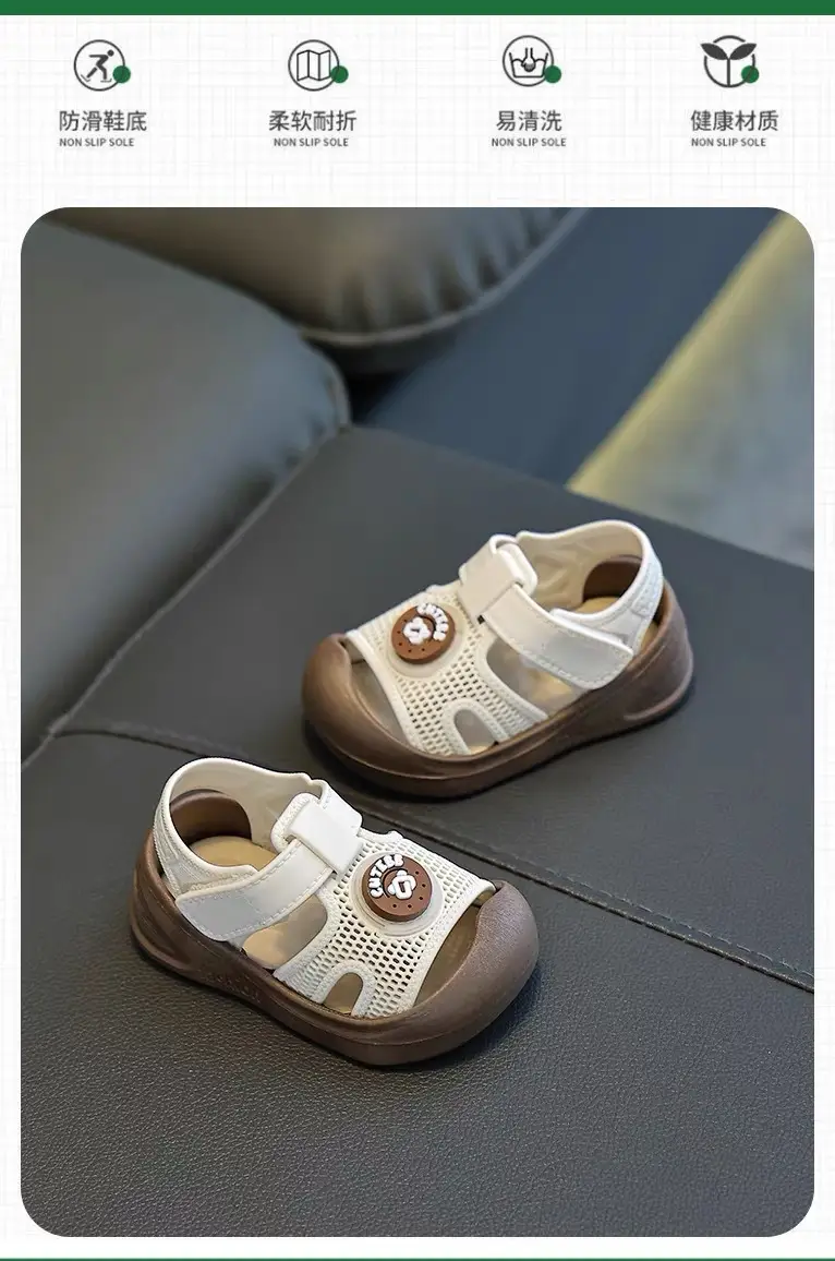 Baby Sandals Non-Slip Summer Closed-Toe Breathable — feature 5
